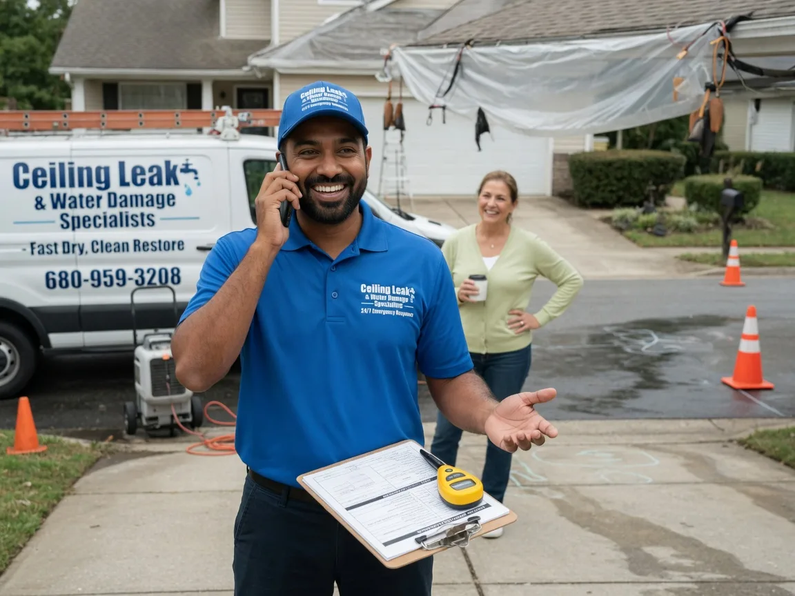 Ceiling Leak Cleanup Aberdeen Proving Ground, MD FAQs